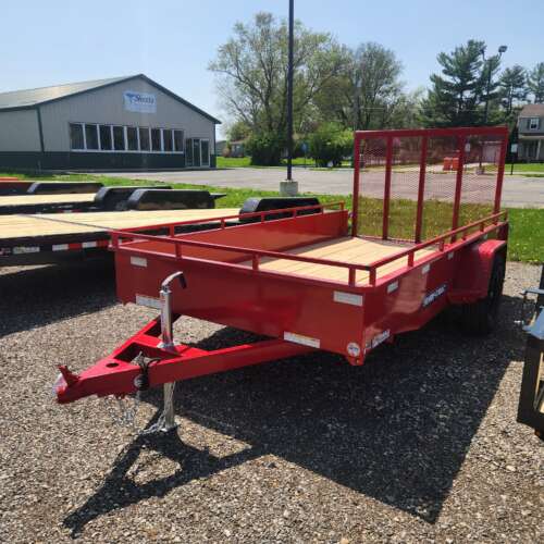 2025 Sure-Trac 6X12 STEEL HIGH SIDE UTILTIY TRAILER IDLER