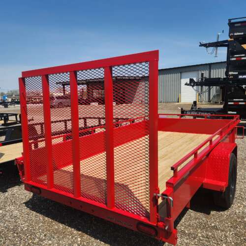 2025 Sure-Trac 6X12 STEEL HIGH SIDE UTILTIY TRAILER IDLER