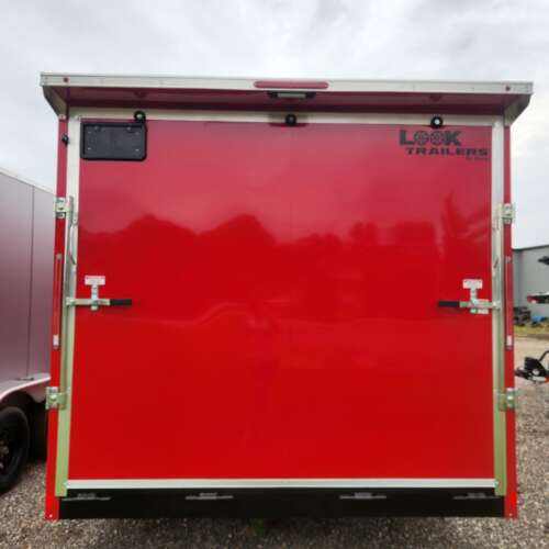 2025 Look 8.5X16 ELEMENT SE FLAT TOP SLOPED V-NOSE 7K VICTORY RED