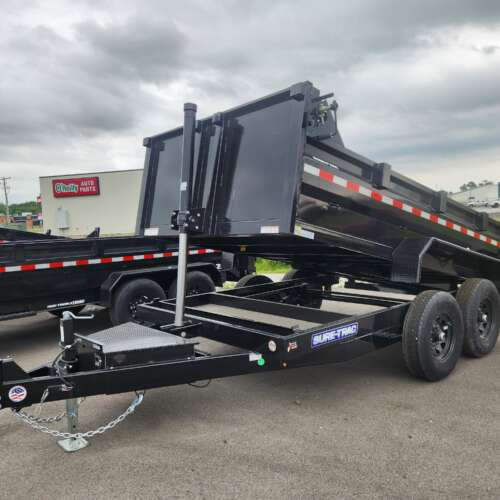 2026 Sure-Trac 82 IN X 12 HD LOW PROFILE DUMP TRAILER TELESCOPIC